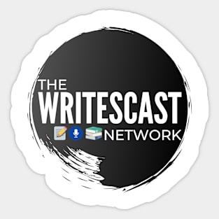 Writescast Network - Wild Circle Logo Sticker